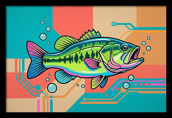 Bass Pop Art Style