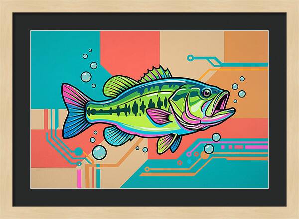 Bass Pop Art Style