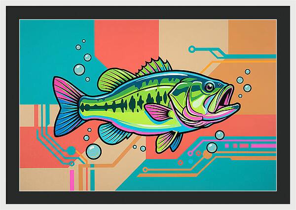 Bass Pop Art Style