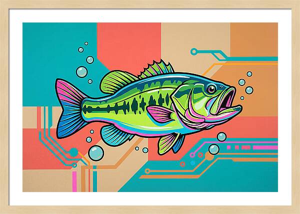 Bass Pop Art Style