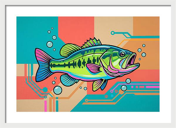 Bass Pop Art Style