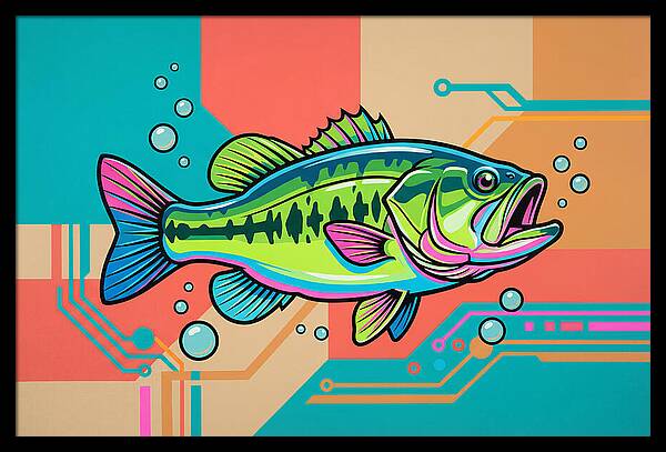 Bass Pop Art Style