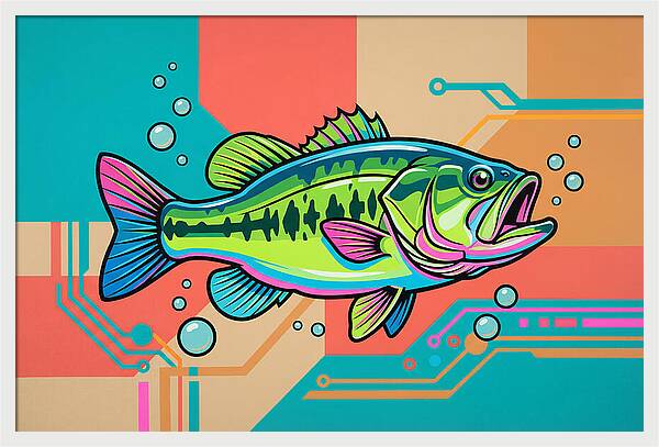 Bass Pop Art Style