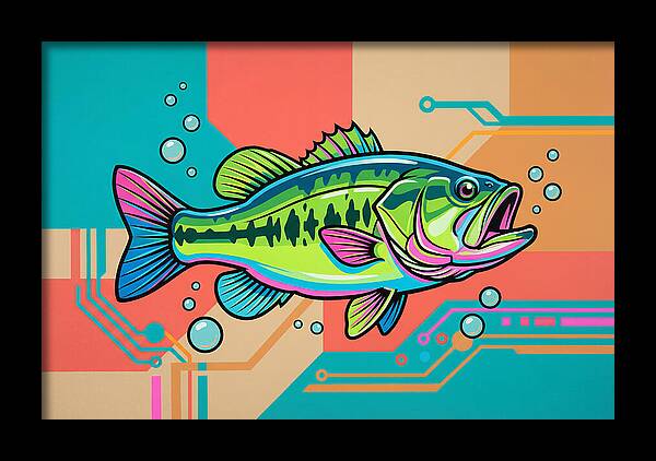 Bass Pop Art Style