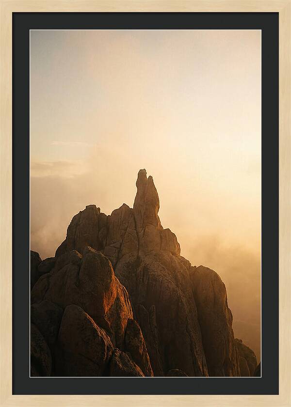 Bastei Rock At Dusk