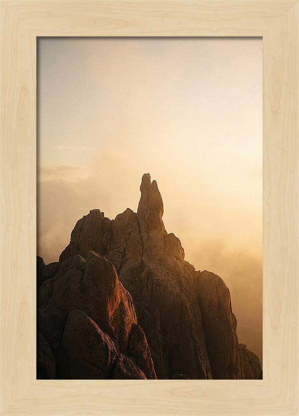 Bastei Rock At Dusk