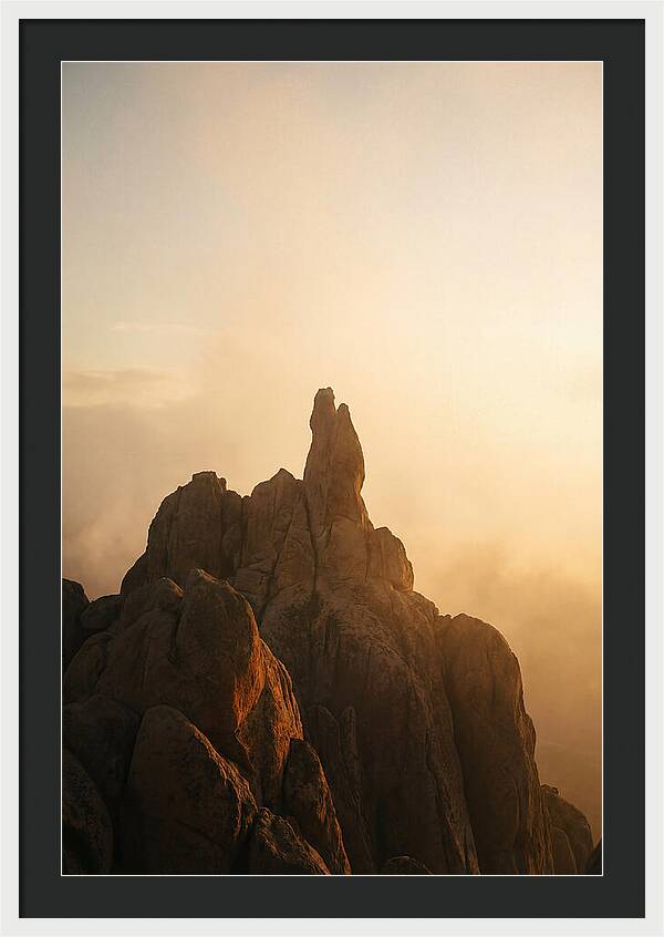 Bastei Rock At Dusk