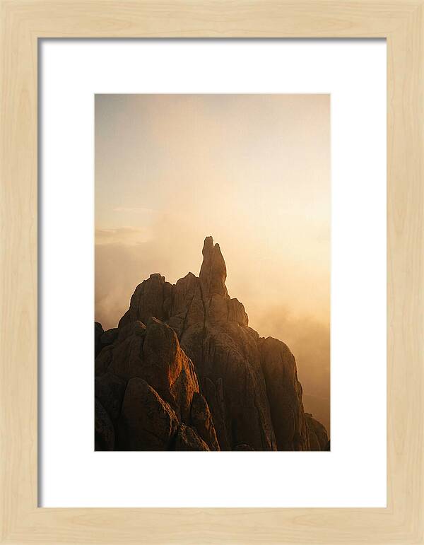 Bastei Rock At Dusk