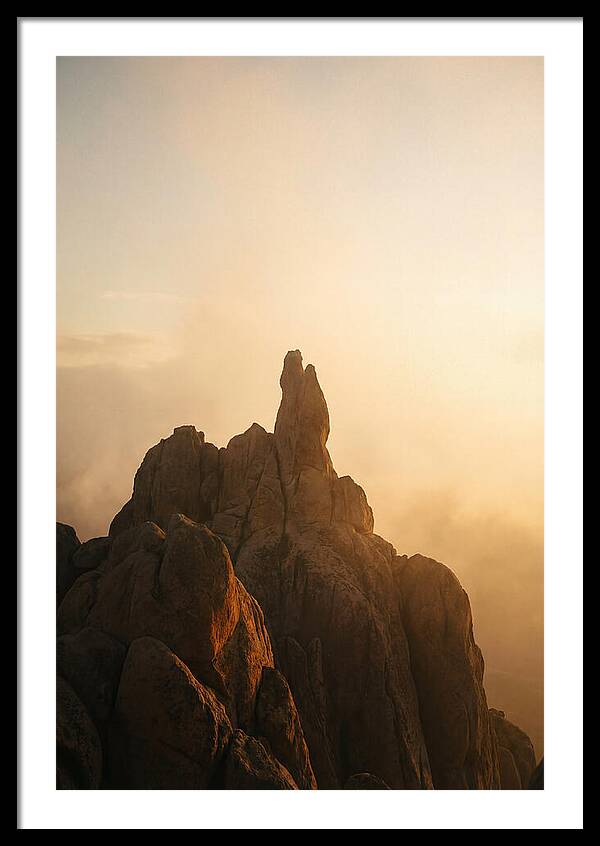 Bastei Rock At Dusk