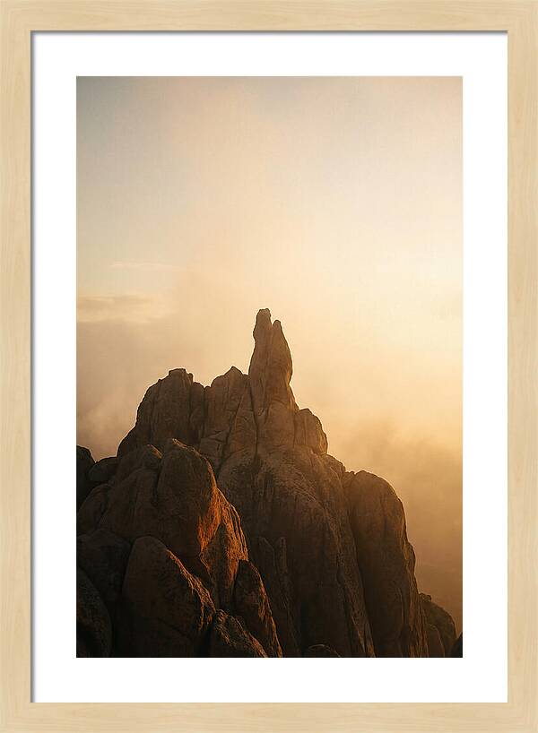 Bastei Rock At Dusk