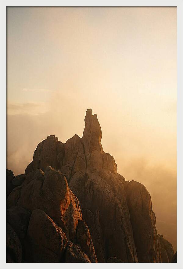 Bastei Rock At Dusk