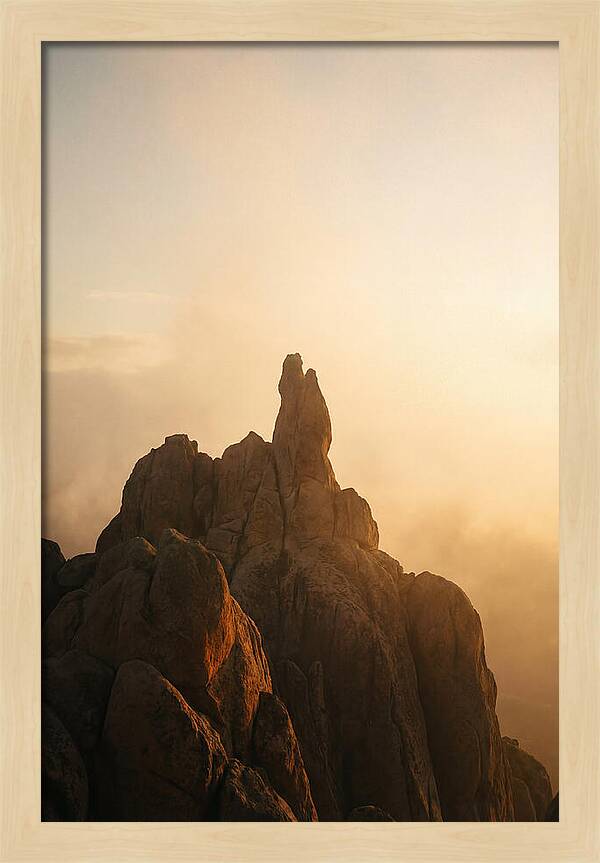 Bastei Rock At Dusk