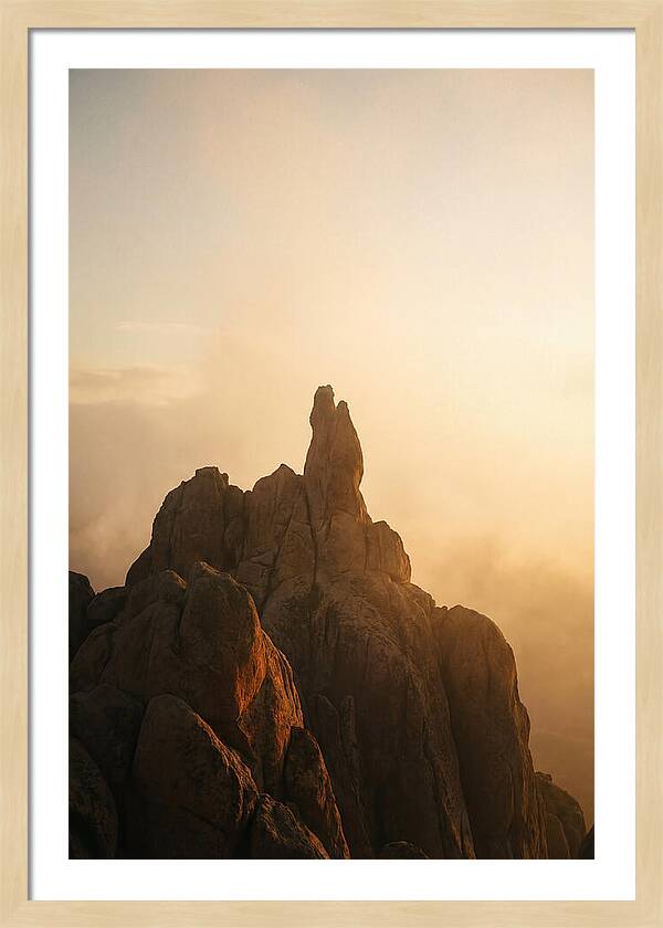 Bastei Rock At Dusk