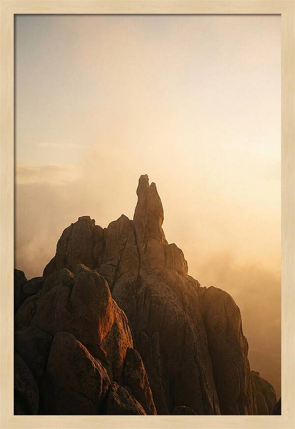 Bastei Rock At Dusk