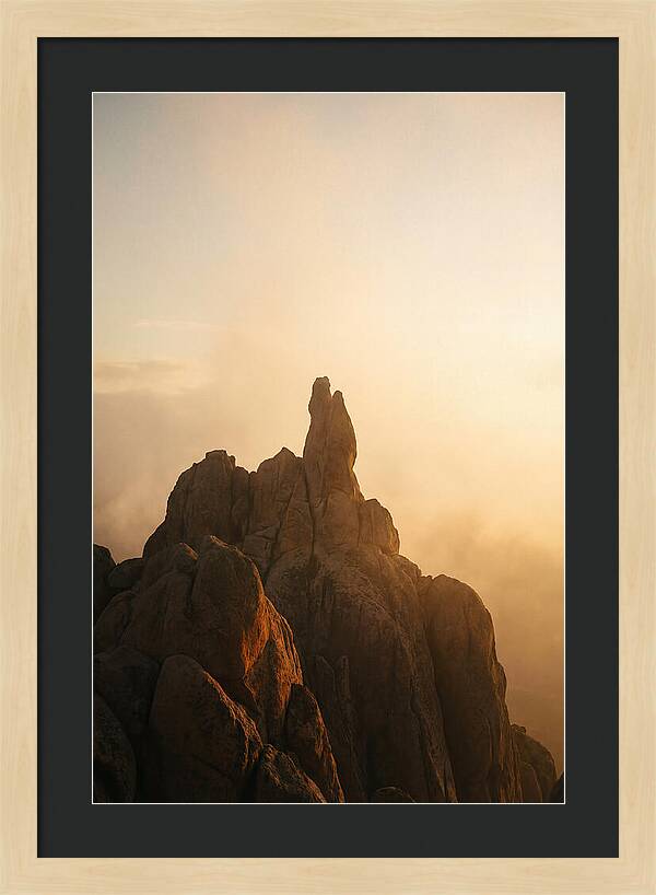 Bastei Rock At Dusk