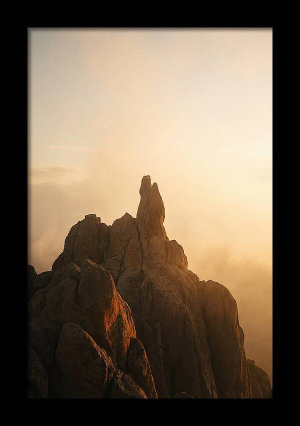 Bastei Rock At Dusk