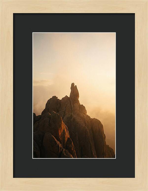 Bastei Rock At Dusk