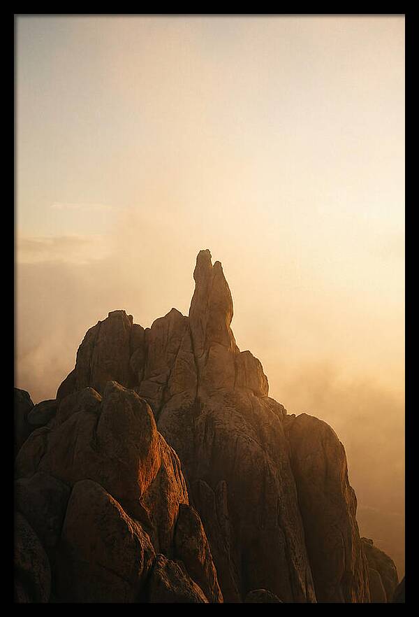 Bastei Rock At Dusk