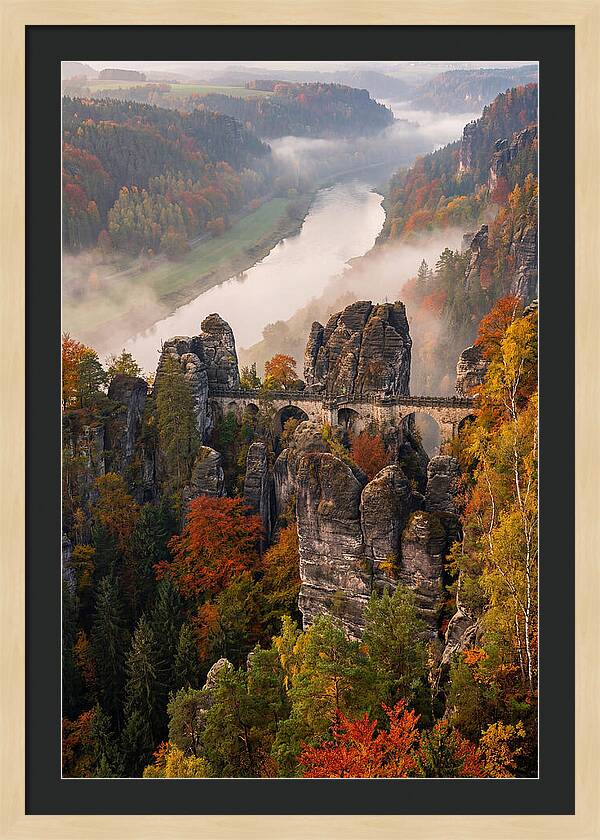 Bastei Rock Formation Serenity