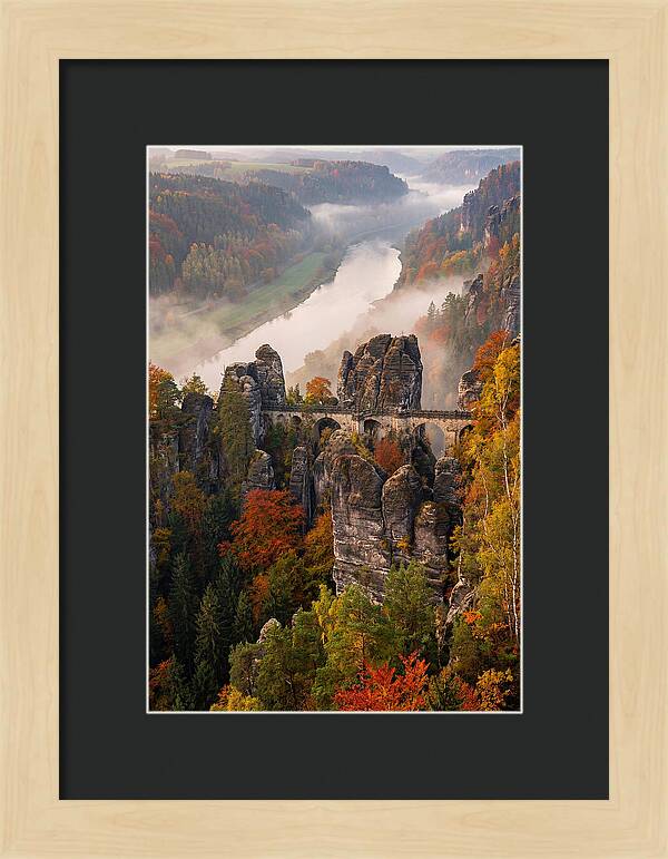Bastei Rock Formation Serenity