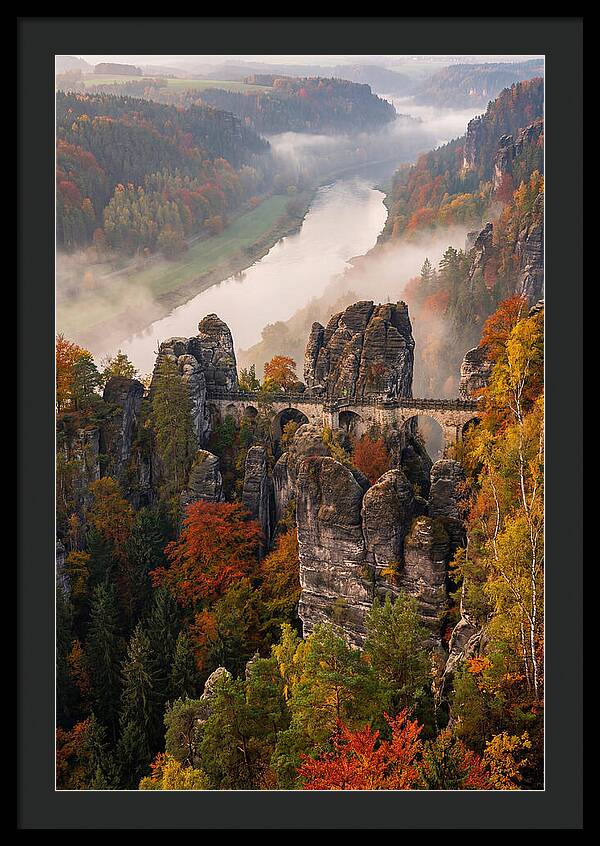 Bastei Rock Formation Serenity