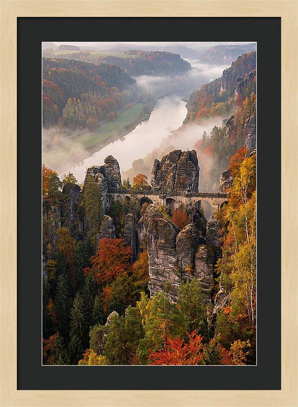 Bastei Rock Formation Serenity