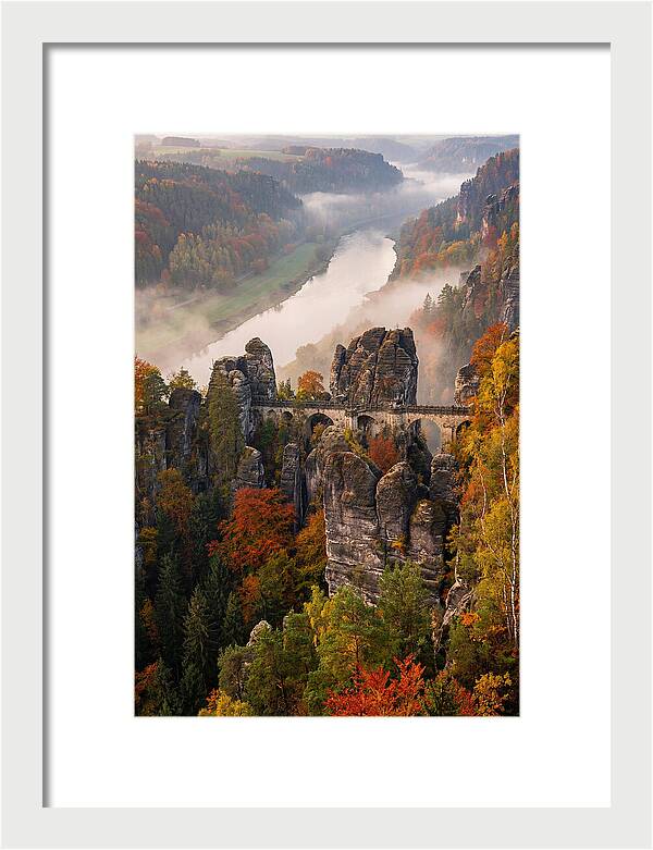 Bastei Rock Formation Serenity