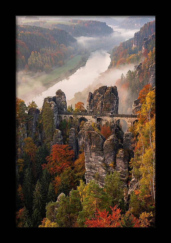 Bastei Rock Formation Serenity