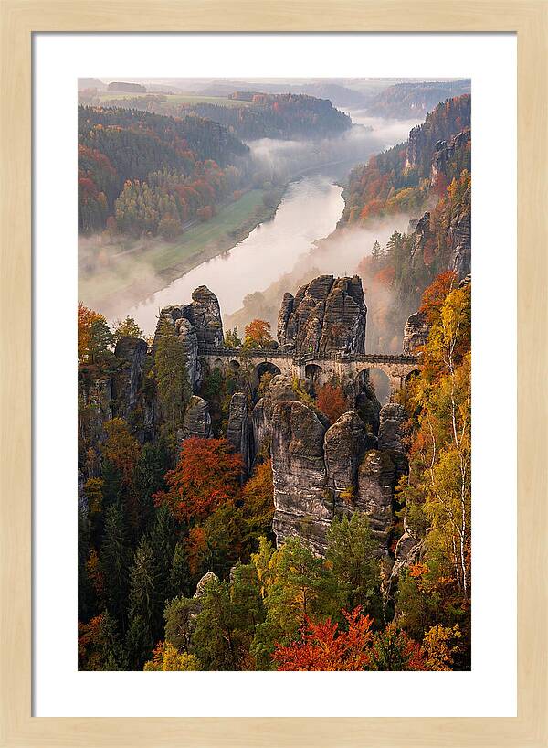 Bastei Rock Formation Serenity