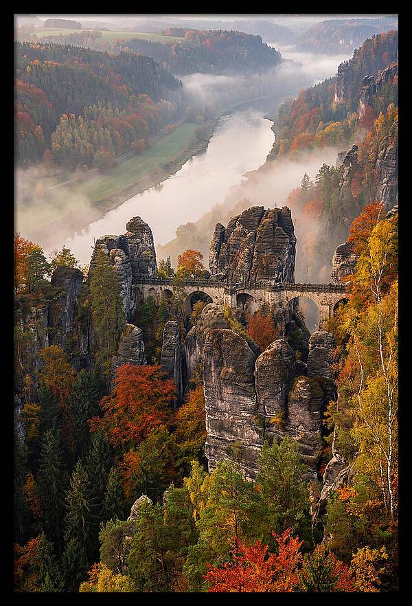 Bastei Rock Formation Serenity