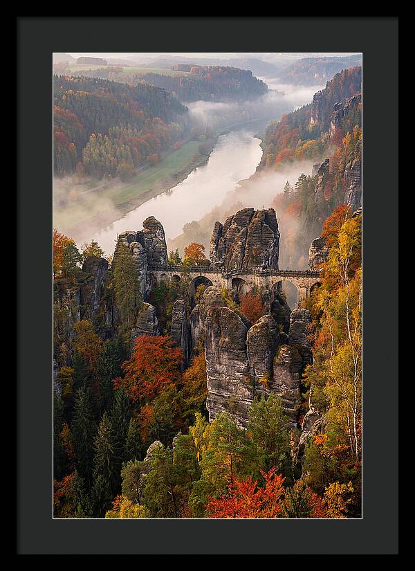 Bastei Rock Formation Serenity