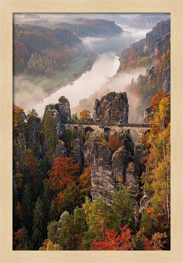 Bastei Rock Formation Serenity