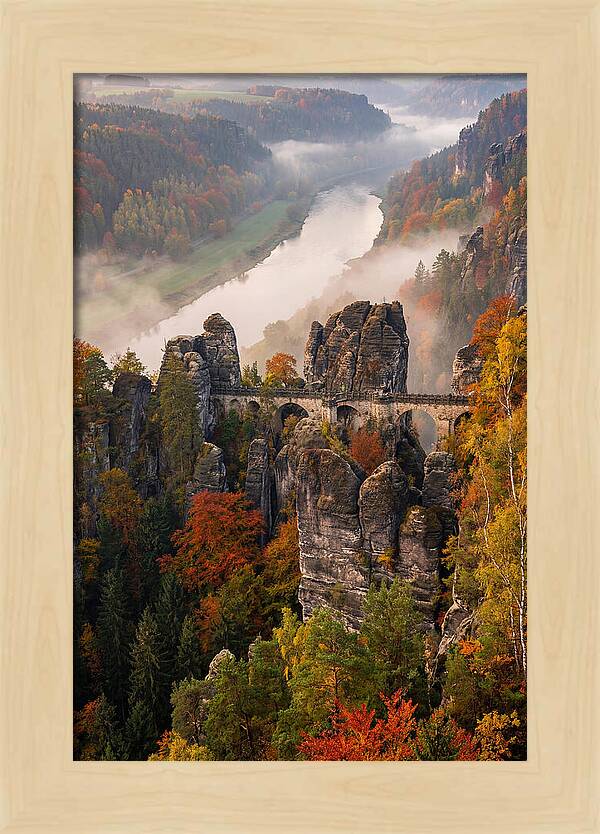 Bastei Rock Formation Serenity