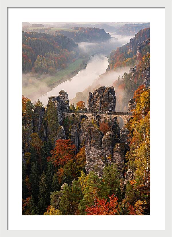 Bastei Rock Formation Serenity