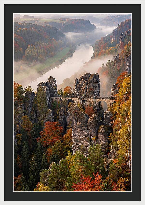 Bastei Rock Formation Serenity