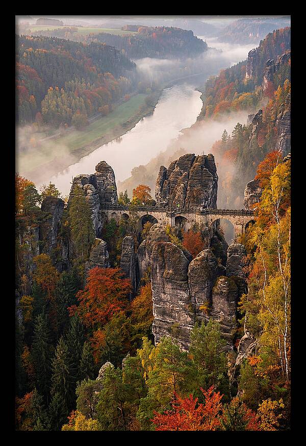 Bastei Rock Formation Serenity