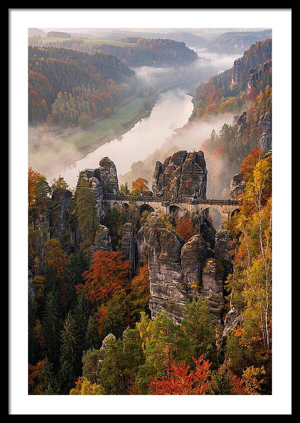 Bastei Rock Formation Serenity