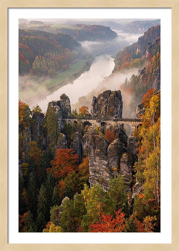 Bastei Rock Formation Serenity