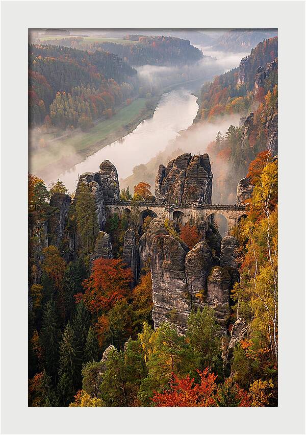 Bastei Rock Formation Serenity