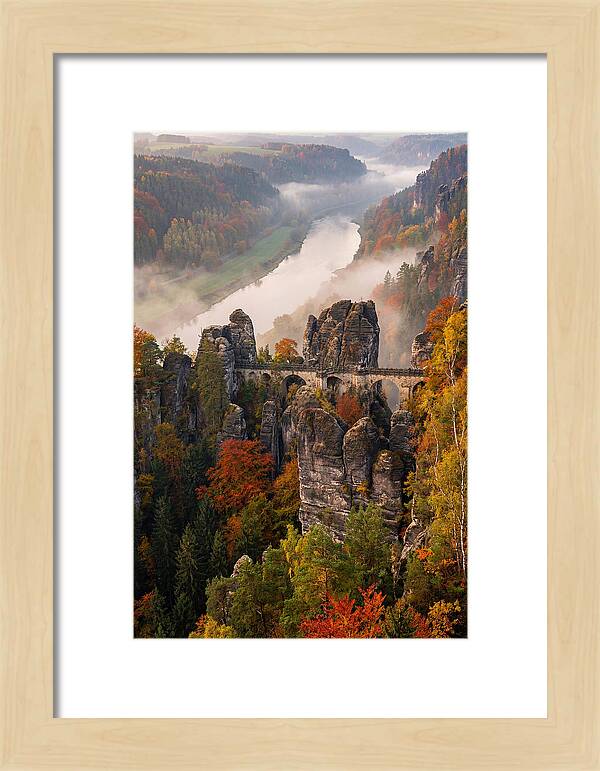 Bastei Rock Formation Serenity