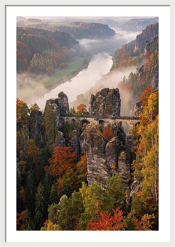 Bastei Rock Formation Serenity