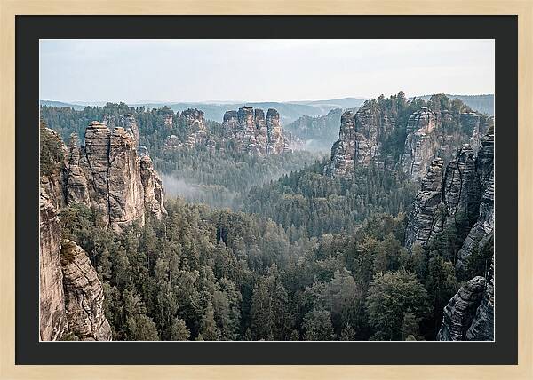 Bastei Rock Formation Serenity