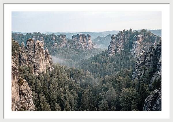 Bastei Rock Formation Serenity