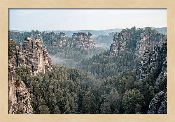 Bastei Rock Formation Serenity