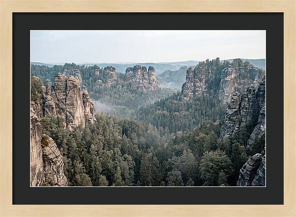 Bastei Rock Formation Serenity