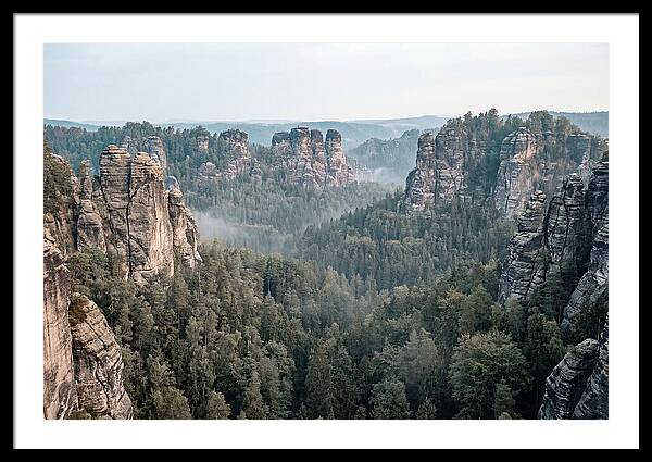 Bastei Rock Formation Serenity