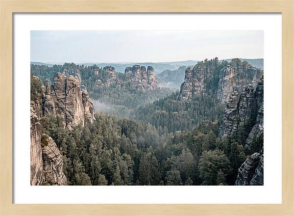 Bastei Rock Formation Serenity