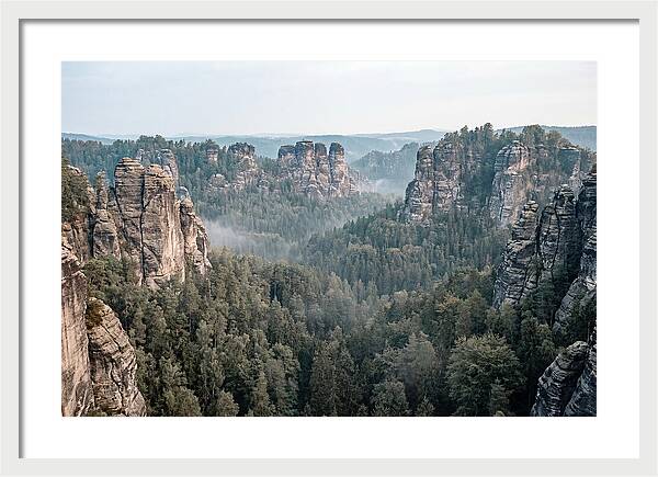 Bastei Rock Formation Serenity