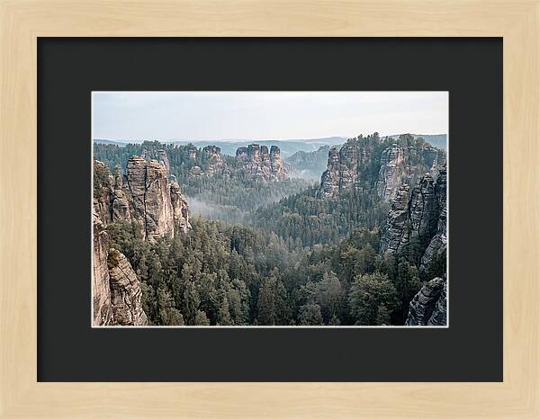 Bastei Rock Formation Serenity