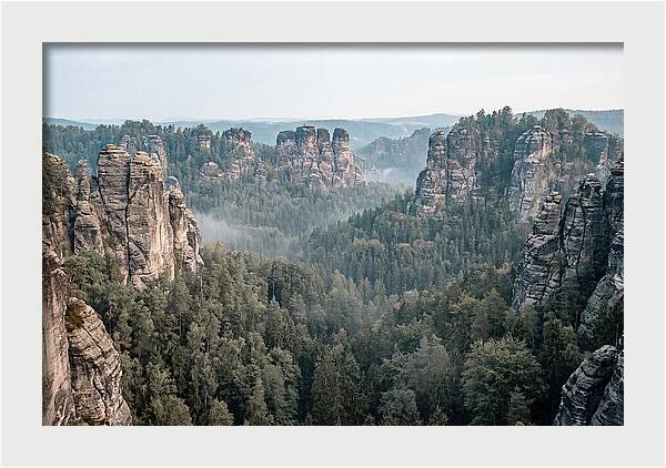 Bastei Rock Formation Serenity